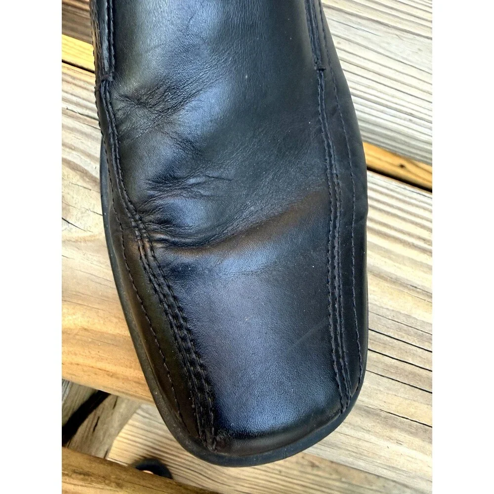 ECCO Soft Classic Loafer Shoes Men's Black Leather Slip On Comfort  EU 43 US 9.5